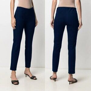 NWT LAUREN Ralph Lauren Slim Fit Cotton Blend Stretch Navy Trouser Size 20W Navy
